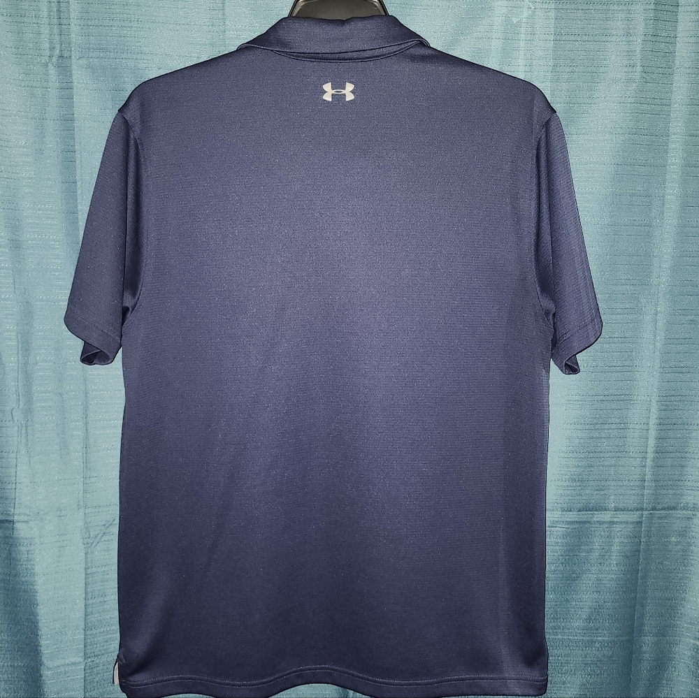 Under Armour Dark Blue Polo Shirt - Picture 4 of 5